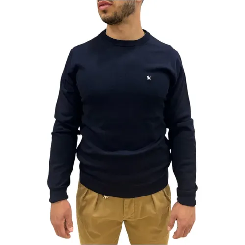 Rundhals Pullover , Herren, Größe: 2XL - Manuel Ritz - Modalova