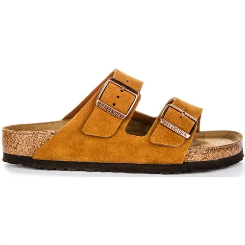 Classic Two-Strap Sandals in Mink , male, Sizes: 12 UK, 6 UK, 8 UK, 9 UK, 10 UK, 11 UK, 5 UK, 7 UK, 3 UK, 4 UK - Birkenstock - Modalova