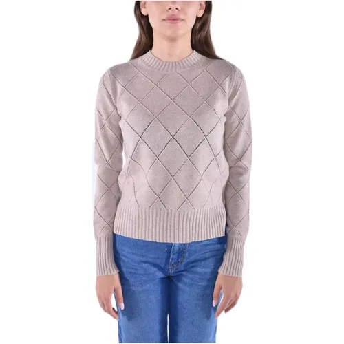 Brunate Wool and Cashmere Blend Sweater , female, Sizes: S, M - Max Mara Studio - Modalova