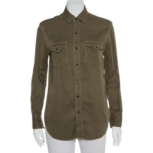 Pre-owned Shirts & Blouses, female, , Size: M Pre-owned Fabric tops - Yves Saint Laurent Vintage - Modalova