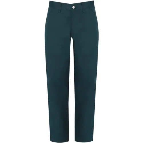 Chinos, male, , Size: W31 Simple Deep Lagon Trouser - Carhartt WIP - Modalova