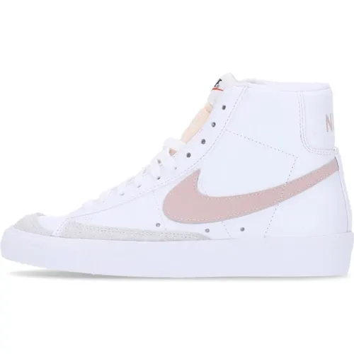 Sneakers, male, , Size: 3 1/2 US /Pink High Top Sneaker - Nike - Modalova