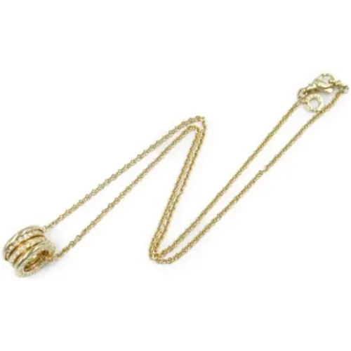 Pre-owned Gold necklaces , female, Sizes: ONE SIZE - Bvlgari Vintage - Modalova