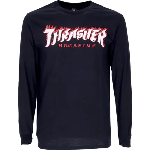 Long Sleeve Tops, male, , Size: S Possessed Logo Long Sleeve Tee - Thrasher - Modalova