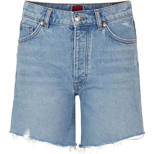 Kurze Sommer Shorts , Damen, Größe: W25 - Hugo Boss - Modalova