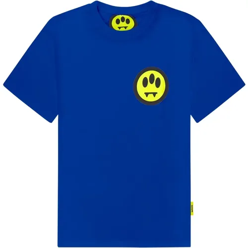 Logo Cotton T-Shirt with Reflective Label , male, Sizes: L - Barrow - Modalova