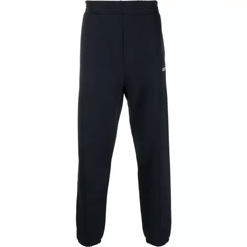 Blaue Bestickte Sweatpants Activewear , Herren, Größe: 3XL - Tommy Hilfiger - Modalova