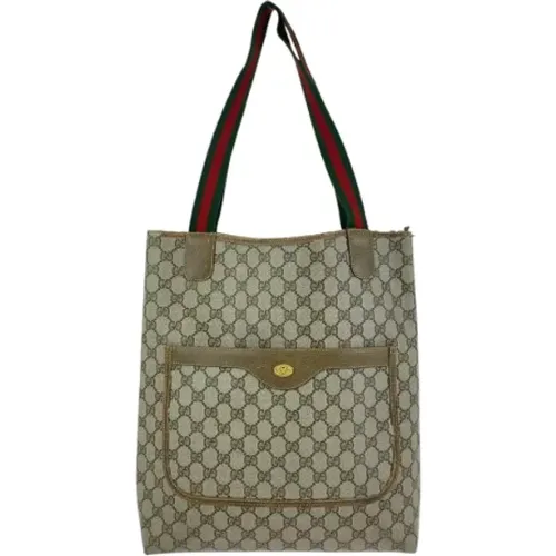 Pre-owned Tote Bags, female, , Size: ONE SIZE Pre-owned Canvas totes - Gucci Vintage - Modalova