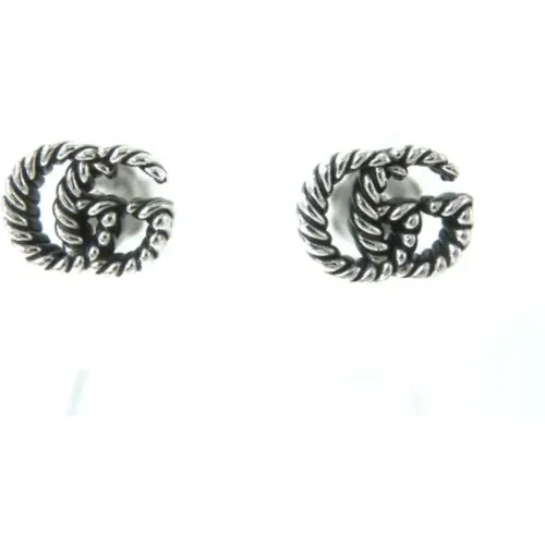 Pre-owned Jewellery, female, , Size: ONE SIZE Pre-owned Metal earrings - Gucci Vintage - Modalova