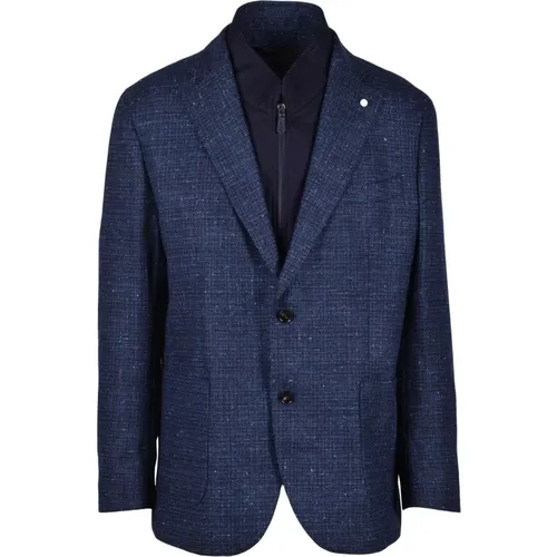 Blazers, male, , Size: 5XL Jacket - Luigi Bianchi Mantova - Modalova