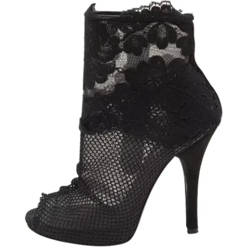 Pre-owned Spitze boots , Damen, Größe: 37 1/2 EU - Dolce & Gabbana Pre-owned - Modalova