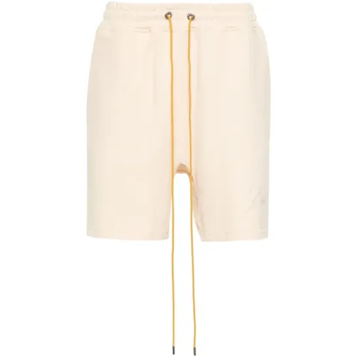 Cotton Shorts with Elastic Waistband , male, Sizes: S - Rhude - Modalova