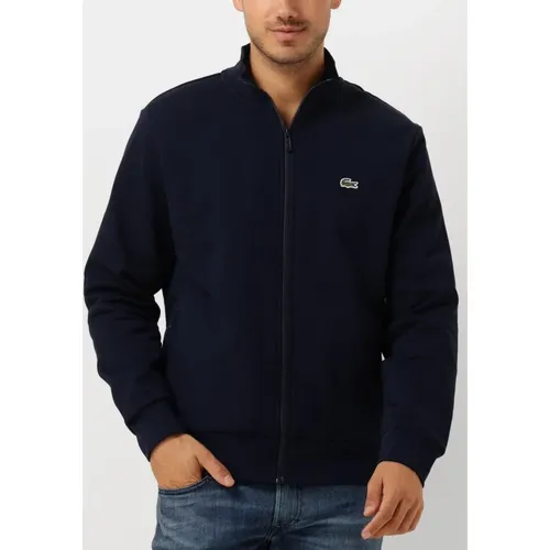 Herren Sweat Zip Stilvolle Weste , Herren, Größe: L - Lacoste - Modalova