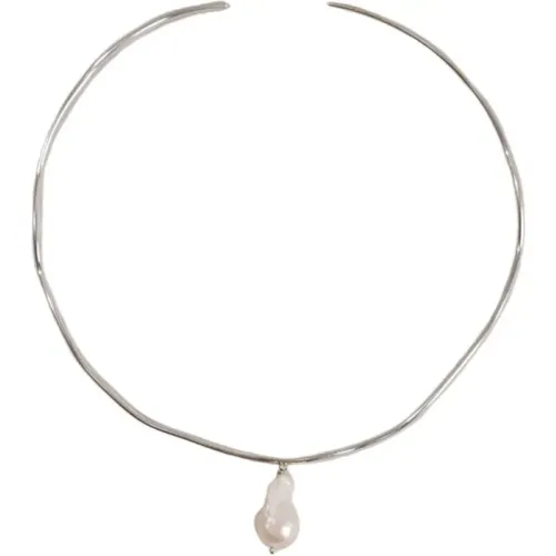 Tahiti Barock Perlen Choker Halskette - Malababa - Modalova
