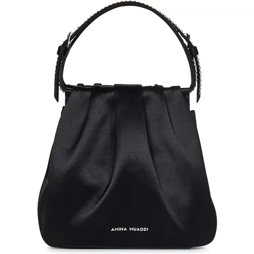 Crystal Handbag , female, Sizes: ONE SIZE - Amina Muaddi - Modalova