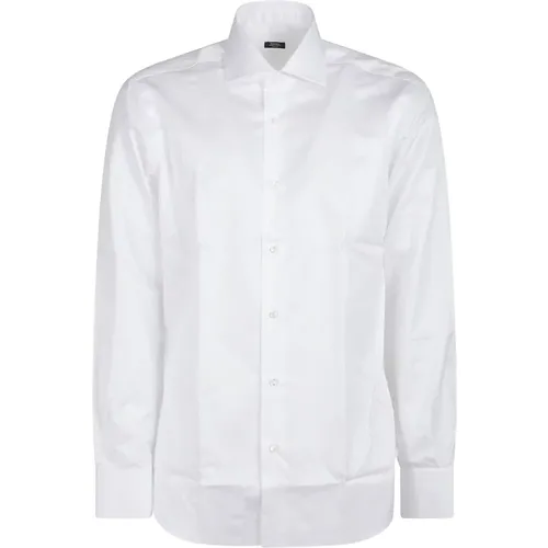 Formal Shirts, male, , Size: XS Stylish Long Sleeve Shirt - Barba Napoli - Modalova
