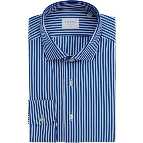 Formal Shirts, male, , Size: 2XL Slim Fit Active Shirt Stripes - Xacus - Modalova