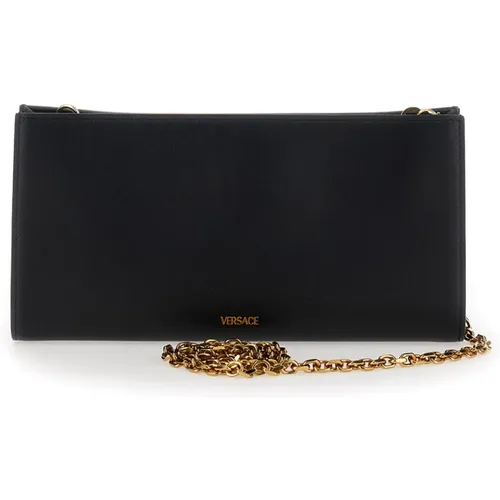 Schwarze Clutch Tasche Versace - Versace - Modalova