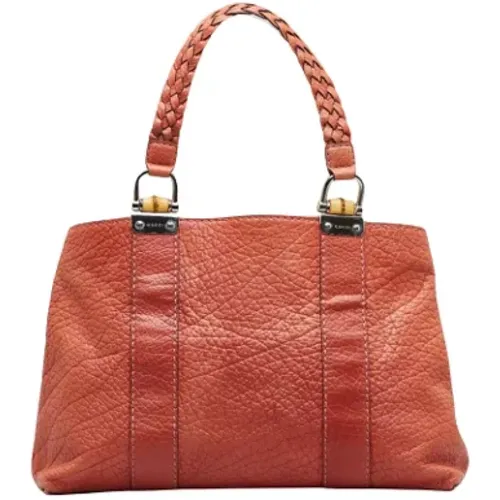 Pre-owned Leather totes , unisex, Sizes: ONE SIZE - Gucci Vintage - Modalova