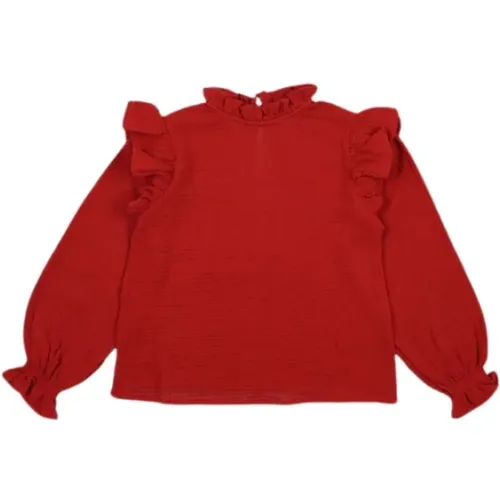 Ruby Dusk Ruffle Blouse - The New Society - Modalova