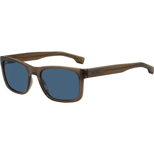 Sunglasses, male, , Size: 55 MM /Blue Sunglasses 1569/S - Hugo Boss - Modalova