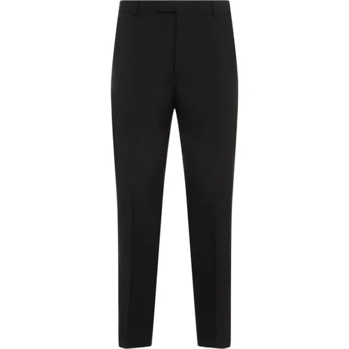 Wool-Blend Trousers Aw24 , male, Sizes: L - Gucci - Modalova