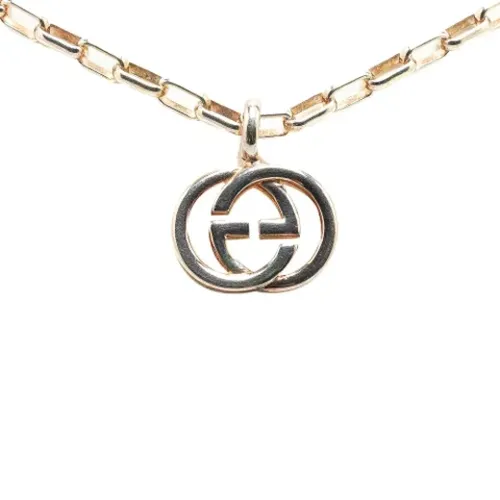 Pre-owned Metal necklaces , female, Sizes: ONE SIZE - Gucci Vintage - Modalova