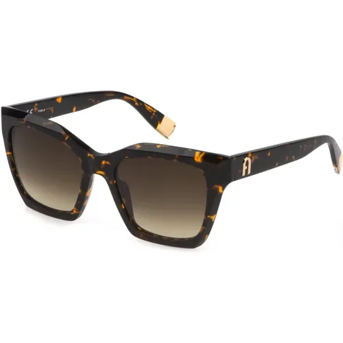 Stylische Sonnenbrille Sfu621 , Damen, Größe: 53 MM - Furla - Modalova