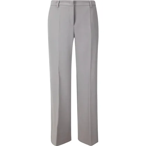 Wide Leg Trousers with Pressed Crease , female, Sizes: S, L - Alberto Biani - Modalova