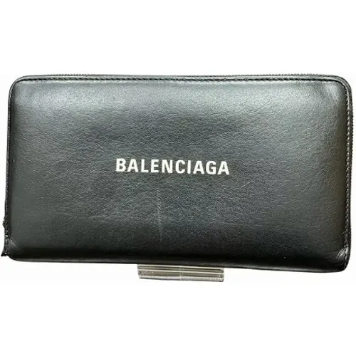 Pre-owned Wallets, female, , Size: ONE SIZE Pre-owned Leather wallets - Balenciaga Vintage - Modalova