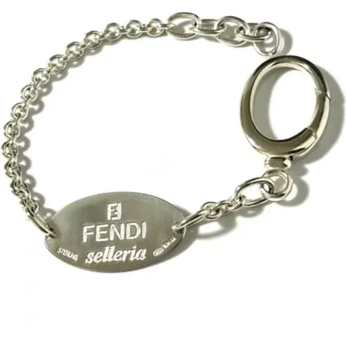 Pre-owned Jewellery, female, , Size: ONE SIZE Pre-owned Silver bracelets - Fendi Vintage - Modalova