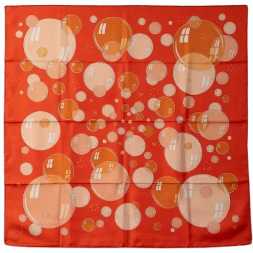 Pre-owned Scarves, female, , Size: ONE SIZE Pre-owned Silk scarves - Hermès Vintage - Modalova