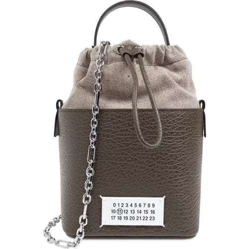 Bucket Bags, unisex, , Size: ONE SIZE 5AC Small bucket bag - Maison Margiela - Modalova