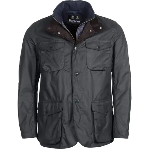Dark Cotton Winter Jacket , male, Sizes: XL, L, M - Barbour - Modalova