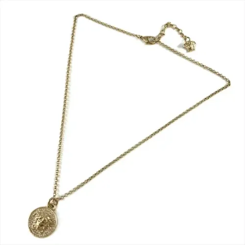 Pre-owned Jewellery, female, , Size: ONE SIZE Pre-owned Metal necklaces - Versace Pre-owned - Modalova