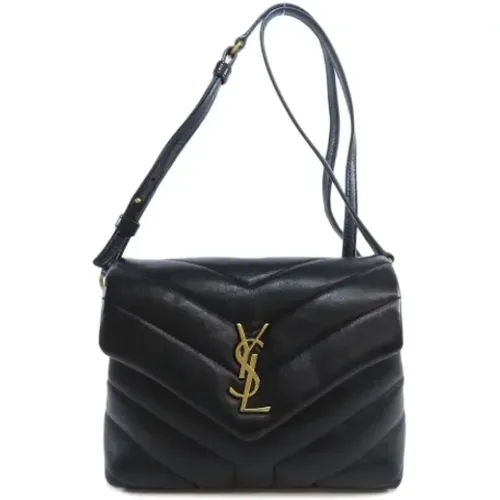 Pre-owned Shoulder Bags, female, , Size: ONE SIZE Pre-owned Leather shoulder-bags - Yves Saint Laurent Vintage - Modalova