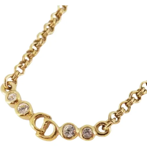 Pre-owned Gold dior-jewelry , female, Sizes: ONE SIZE - Dior Vintage - Modalova