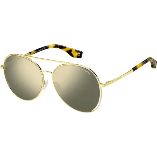 Gold/Grau Goldene Sonnenbrille - Marc Jacobs - Modalova