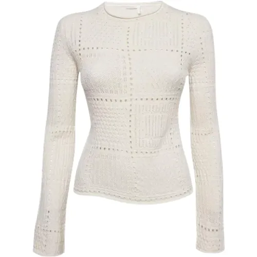 Pre-owned Knitwear & Sweatshirts, female, , Size: L Pre-owned Knit tops - Chloé Pre-owned - Modalova