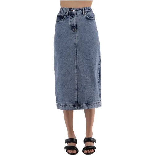 Stylish Denim Skirt for Women , female, Sizes: S - Moschino - Modalova