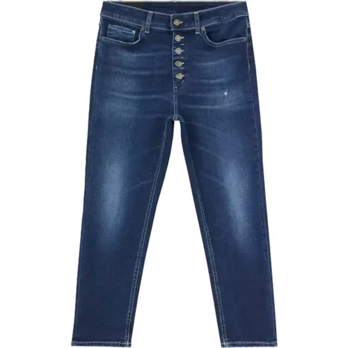 Cropped Denim Jeans , female, Sizes: W31 - Dondup - Modalova