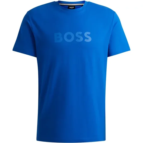 Herren T-Shirt aus Bio-Baumwolle , Herren, Größe: S - Boss - Modalova