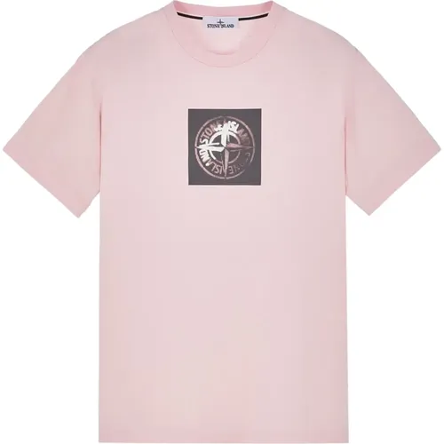 Casual Cotton T-shirt , male, Sizes: M - Stone Island - Modalova
