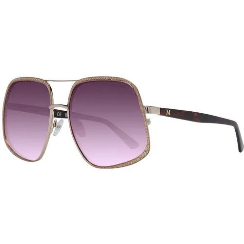 Goldene Damen Sonnenbrille Quadratisch Verlauf - Guess - Modalova