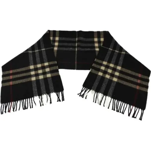 Pre-owned Scarves, female, , Size: ONE SIZE Pre-owned Scarves - Burberry Vintage - Modalova