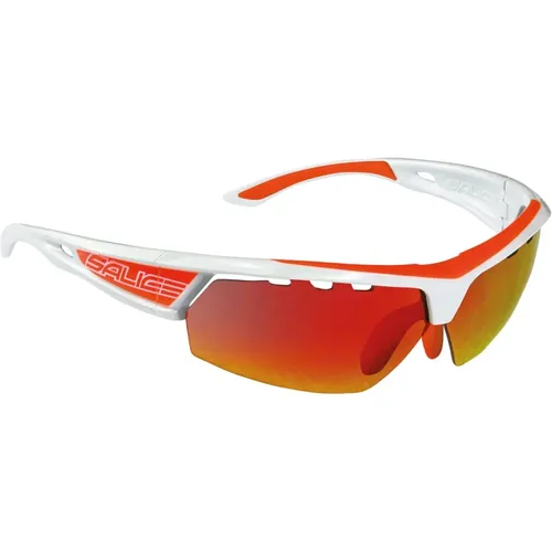 Sunglasses White Orange Red Clear , unisex, Sizes: ONE SIZE - Salice - Modalova