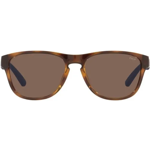 Sunglasses, unisex, , Size: 56 MM Classic Havana Sunglasses - Polo Ralph Lauren - Modalova