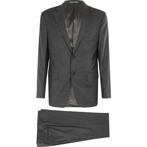 Twill Wool Suit , male, Sizes: 2XL, L - Corneliani - Modalova