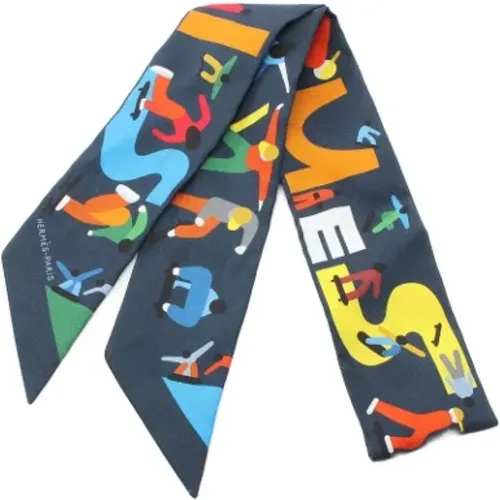 Pre-owned Silk scarves , female, Sizes: ONE SIZE - Hermès Vintage - Modalova