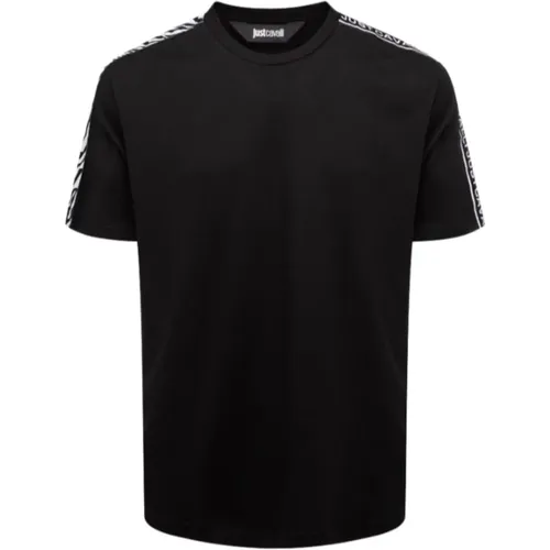 T-Shirts, male, , Size: M Short Sleeve T-Shirt 74Obh6R9J0001899 - Just Cavalli - Modalova